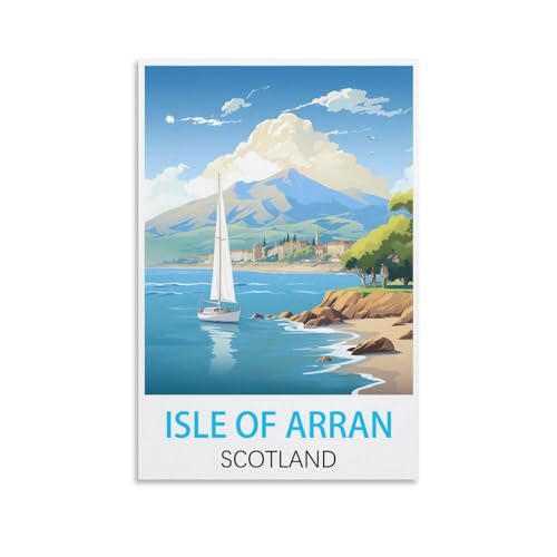 DIY-Ölgemälde-Sets für Erwachsene und Kinder, Isle of Arran, Schottland, Zahlen-Malset für Anfänger bis Fortgeschrittene, Sets enthalten Acrylfarben, Pinsel, 20 x 30 cm DIY-Ölgemälde-Sets für Erwachsene und Kinder, Isle of Arran, Schottland, Zahlen-Malset für Anfänger bis Fortgeschrittene, Sets enthalten Acrylfarben, Pinsel, 20 x 30 cm von EZMLFA