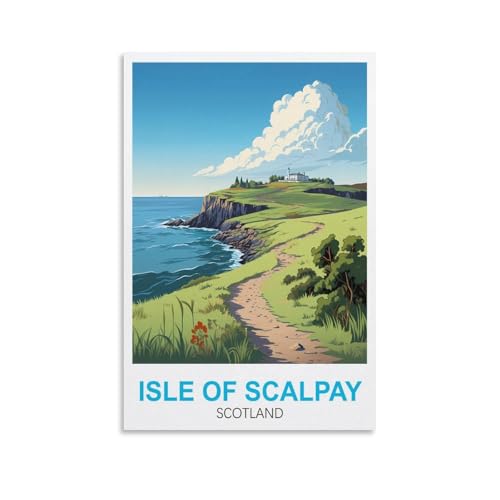 DIY-Ölgemälde-Sets für Erwachsene und Kinder, Isle of Scalpay, Schottland, Zahlen-Malset für Anfänger bis Fortgeschrittene, Sets enthalten Acrylfarben, Pinsel, 30 x 40 cm DIY-Ölgemälde-Sets für Erwachsene und Kinder, Isle of Scalpay, Schottland, Zahlen-Malset für Anfänger bis Fortgeschrittene, Sets enthalten Acrylfarben, Pinsel, 30 x 40 cm von EZMLFA