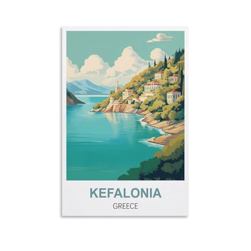 EZMLFA DIY-Ölgemälde-Set für Erwachsene und Kinder, Kefalonia, Griechenland, Zahlen-Malset für Anfänger bis Fortgeschrittene, Sets enthalten Acrylfarben, Pinsel, 20 x 30 cm EZMLFA DIY-Ölgemälde-Set für Erwachsene und Kinder, Kefalonia, Griechenland, Zahlen-Malset für Anfänger bis Fortgeschrittene, Sets enthalten Acrylfarben, Pinsel, 20 x 30 cm von EZMLFA