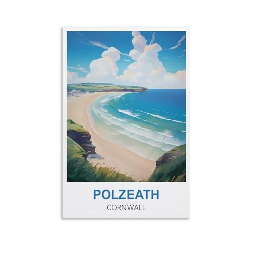 EZMLFA DIY-Ölgemälde-Sets für Erwachsene und Kinder, Polzeath Cornwall, Zahlen-Malset für Anfänger und Fortgeschrittene, Sets enthalten Acrylfarben und Pinsel, 50 x 60 cm EZMLFA DIY-Ölgemälde-Sets für Erwachsene und Kinder, Polzeath Cornwall, Zahlen-Malset für Anfänger und Fortgeschrittene, Sets enthalten Acrylfarben und Pinsel, 50 x 60 cm von EZMLFA
