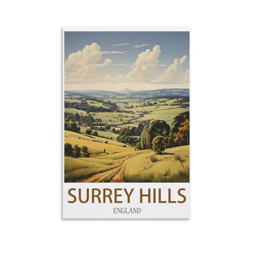 EZMLFA Malen nach Zahlen, DIY-Ölgemälde, Surrey Hills, England-Landschaftsset für Erwachsene und Anfänger, DIY-Ölgemälde, 40 x 50 cm EZMLFA Malen nach Zahlen, DIY-Ölgemälde, Surrey Hills, England-Landschaftsset für Erwachsene und Anfänger, DIY-Ölgemälde, 40 x 50 cm von EZMLFA