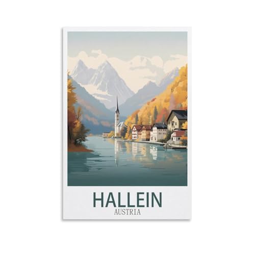 EZMLFA Malen nach Zahlen, Hallein, Österreichische Provinzen, DIY-Malen nach Zahlen-Kits, Ölfarbe, Zeichnung, Leinwand, Heimdekoration, Geschenk, 20 x 30 cm EZMLFA Malen nach Zahlen, Hallein, Österreichische Provinzen, DIY-Malen nach Zahlen-Kits, Ölfarbe, Zeichnung, Leinwand, Heimdekoration, Geschenk, 20 x 30 cm von EZMLFA