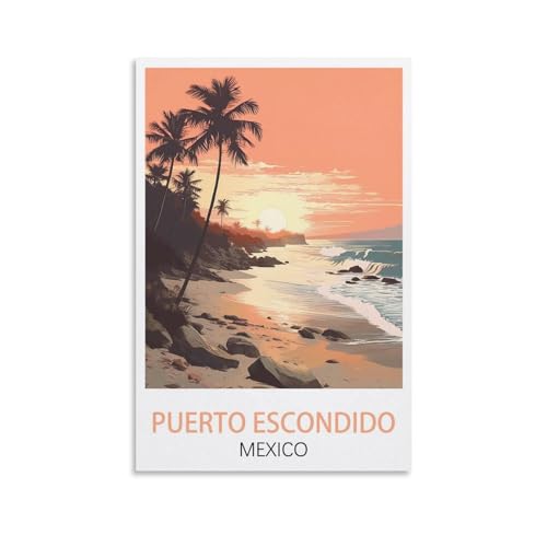 EZMLFA Malen nach Zahlen, Puerto Escondido, Mexiko, DIY-Acryl-Malen-nach-Zahlen-Set mit Pinseln, Acrylpigment, Heimdekoration, Geburtstagsgeschenke, 30 x 40 cm EZMLFA Malen nach Zahlen, Puerto Escondido, Mexiko, DIY-Acryl-Malen-nach-Zahlen-Set mit Pinseln, Acrylpigment, Heimdekoration, Geburtstagsgeschenke, 30 x 40 cm von EZMLFA