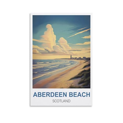 EZMLFA Malen nach Zahlen für Erwachsene, Aberdeen Beach, Schottland, DIY, digitales Gemälde für Anfänger, Wanddekoration, Zeichnen, Geschenk, 30 x 40 cm EZMLFA Malen nach Zahlen für Erwachsene, Aberdeen Beach, Schottland, DIY, digitales Gemälde für Anfänger, Wanddekoration, Zeichnen, Geschenk, 30 x 40 cm von EZMLFA