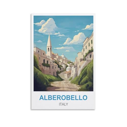 EZMLFA Malen nach Zahlen für Erwachsene, Alberobello, Italien, Bastel- und Kunstmalerei, DIY-Set, gerollte Leinwand, ohne Rahmen, 20 x 30 cm EZMLFA Malen nach Zahlen für Erwachsene, Alberobello, Italien, Bastel- und Kunstmalerei, DIY-Set, gerollte Leinwand, ohne Rahmen, 20 x 30 cm von EZMLFA