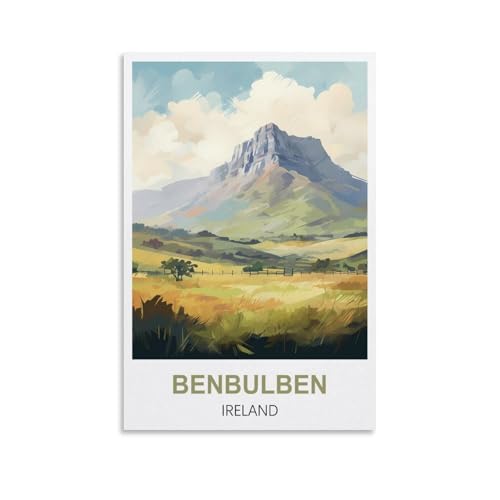 EZMLFA Malen nach Zahlen für Erwachsene, Benbulben Irland, DIY-Digitalgemälde für Anfänger, Wanddekoration, Zeichnen, Geschenk, 30 x 40 cm EZMLFA Malen nach Zahlen für Erwachsene, Benbulben Irland, DIY-Digitalgemälde für Anfänger, Wanddekoration, Zeichnen, Geschenk, 30 x 40 cm von EZMLFA