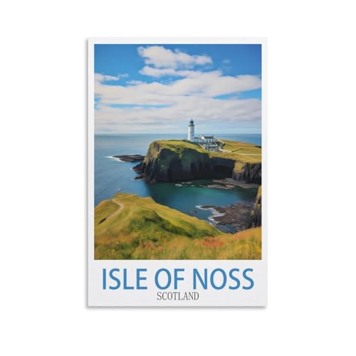 EZMLFA Malen nach Zahlen für Erwachsene, Landschaft, Isle of Noss, Schottland, DIY-Ölgemälde-Set, Malen nach Zahlen, Zeichnen auf Leinwand, Kunst, Heimdekoration, Geschenke, 40 x 50 cm EZMLFA Malen nach Zahlen für Erwachsene, Landschaft, Isle of Noss, Schottland, DIY-Ölgemälde-Set, Malen nach Zahlen, Zeichnen auf Leinwand, Kunst, Heimdekoration, Geschenke, 40 x 50 cm von EZMLFA