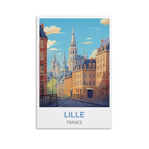 EZMLFA Malen nach Zahlen für Erwachsene, Landschaft, Lille, Frankreich, DIY-Ölgemälde-Set, Malen nach Zahlen, Zeichnen auf Leinwand, Kunst, Heimdekoration, Geschenke, 50 x 60 cm EZMLFA Malen nach Zahlen für Erwachsene, Landschaft, Lille, Frankreich, DIY-Ölgemälde-Set, Malen nach Zahlen, Zeichnen auf Leinwand, Kunst, Heimdekoration, Geschenke, 50 x 60 cm von EZMLFA