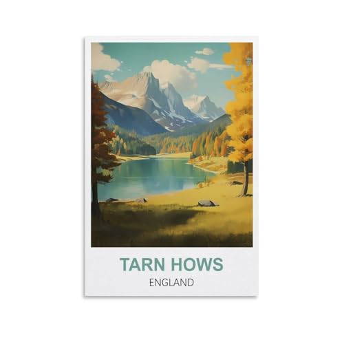EZMLFA Malen nach Zahlen für Erwachsene, Landschaft, Tarn Hows England, DIY-Ölgemälde-Set, Malen nach Zahlen, Zeichnen auf Leinwand, Kunst, Heimdekoration, Geschenke, 20 x 30 cm EZMLFA Malen nach Zahlen für Erwachsene, Landschaft, Tarn Hows England, DIY-Ölgemälde-Set, Malen nach Zahlen, Zeichnen auf Leinwand, Kunst, Heimdekoration, Geschenke, 20 x 30 cm von EZMLFA