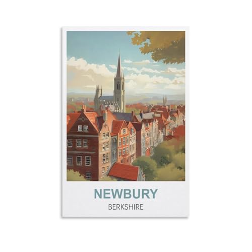 EZMLFA Malen nach Zahlen für Erwachsene, Landschaft Newbury Berkshire, DIY-Ölgemälde-Set, Malen nach Zahlen, Zeichnen auf Leinwand, Kunst, Heimdekoration, Geschenke, 50 x 60 cm EZMLFA Malen nach Zahlen für Erwachsene, Landschaft Newbury Berkshire, DIY-Ölgemälde-Set, Malen nach Zahlen, Zeichnen auf Leinwand, Kunst, Heimdekoration, Geschenke, 50 x 60 cm von EZMLFA