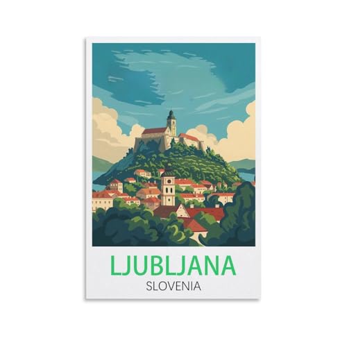 EZMLFA Malen nach Zahlen für Erwachsene, Ljubljana, Slowenien, digitales DIY-Gemälde für Anfänger, Wanddekoration, Zeichnen, Geschenk, 50 x 60 cm EZMLFA Malen nach Zahlen für Erwachsene, Ljubljana, Slowenien, digitales DIY-Gemälde für Anfänger, Wanddekoration, Zeichnen, Geschenk, 50 x 60 cm von EZMLFA