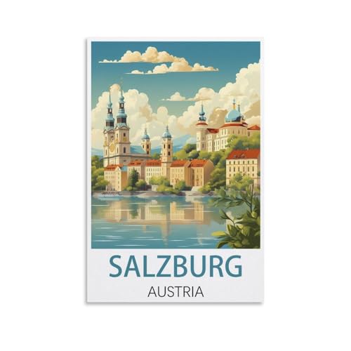 EZMLFA Malen nach Zahlen für Erwachsene, Salzburg, Österreich, einfaches Malen nach Zahlen für Anfänger, Acryl-Aquarell, Malen nach Zahlen für Kinder, Geschenk-Dekor, 40 x 50 cm EZMLFA Malen nach Zahlen für Erwachsene, Salzburg, Österreich, einfaches Malen nach Zahlen für Anfänger, Acryl-Aquarell, Malen nach Zahlen für Kinder, Geschenk-Dekor, 40 x 50 cm von EZMLFA