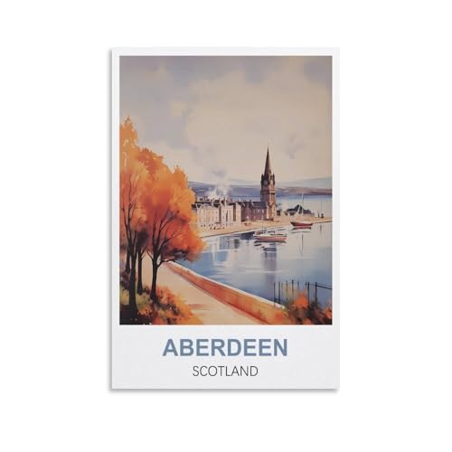 EZMLFA Malen nach Zahlen für Erwachsene auf Leinwand, Aberdeen, Schottland, DIY-Ölgemälde, Bilder, Zeichnen, Malen mit Pinseln, Dekoration, Geschenk, 40 x 50 cm EZMLFA Malen nach Zahlen für Erwachsene auf Leinwand, Aberdeen, Schottland, DIY-Ölgemälde, Bilder, Zeichnen, Malen mit Pinseln, Dekoration, Geschenk, 40 x 50 cm von EZMLFA