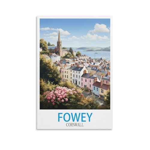 EZMLFA Malen nach Zahlen für Erwachsene und Kinder, Fowey Cornwall, DIY-Acrylmalerei nach Zahlen für Kinder & Erwachsene & Anfänger, 50 x 60 cm EZMLFA Malen nach Zahlen für Erwachsene und Kinder, Fowey Cornwall, DIY-Acrylmalerei nach Zahlen für Kinder & Erwachsene & Anfänger, 50 x 60 cm von EZMLFA