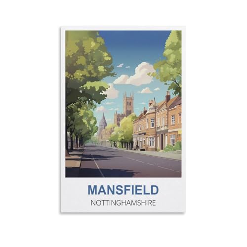 EZMLFA Malen nach Zahlen für Erwachsene und Kinder, Mansfield, Nottinghamshire, DIY-Acrylmalerei nach Zahlen für Kinder & Erwachsene & Anfänger, 20 x 30 cm EZMLFA Malen nach Zahlen für Erwachsene und Kinder, Mansfield, Nottinghamshire, DIY-Acrylmalerei nach Zahlen für Kinder & Erwachsene & Anfänger, 20 x 30 cm von EZMLFA