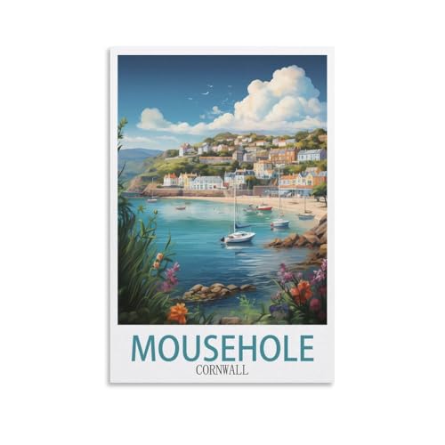 EZMLFA Malen nach Zahlen für Erwachsene und Kinder, Mousehole Cornwalls, DIY-Acrylmalerei nach Zahlen für Kinder & Erwachsene & Anfänger, 30 x 40 cm EZMLFA Malen nach Zahlen für Erwachsene und Kinder, Mousehole Cornwalls, DIY-Acrylmalerei nach Zahlen für Kinder & Erwachsene & Anfänger, 30 x 40 cm von EZMLFA