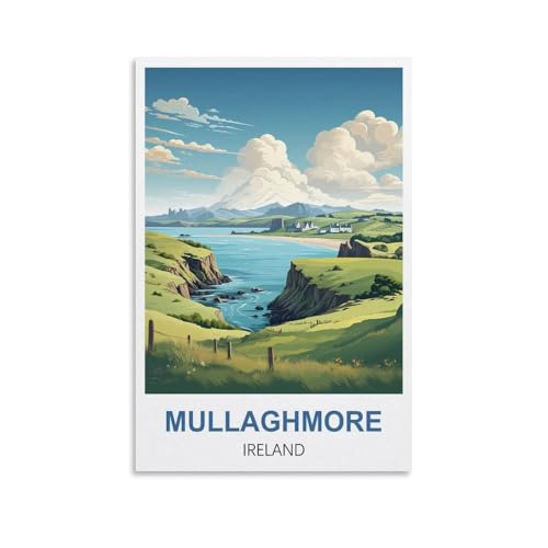 EZMLFA Malen nach Zahlen für Erwachsene und Kinder, Mullaghmore, Irland, DIY-Acrylmalerei nach Zahlen für Kinder & Erwachsene & Anfänger, 20 x 30 cm EZMLFA Malen nach Zahlen für Erwachsene und Kinder, Mullaghmore, Irland, DIY-Acrylmalerei nach Zahlen für Kinder & Erwachsene & Anfänger, 20 x 30 cm von EZMLFA