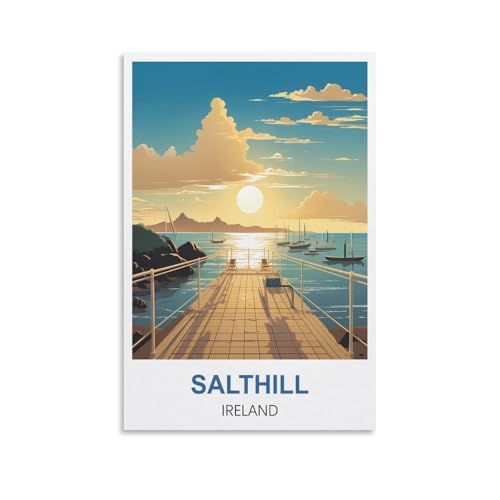 EZMLFA Malen nach Zahlen für Erwachsene und Kinder, Salthill, Irland, DIY-Acrylmalerei nach Zahlen für Kinder & Erwachsene & Anfänger, 20 x 30 cm EZMLFA Malen nach Zahlen für Erwachsene und Kinder, Salthill, Irland, DIY-Acrylmalerei nach Zahlen für Kinder & Erwachsene & Anfänger, 20 x 30 cm von EZMLFA