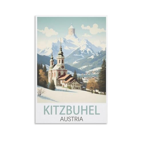 EZMLFA Malen nach Zahlen für erwachsene Mädchen, Kitzbühel, Österreich, einfaches Malen nach Zahlen für Anfänger, Basteln, für die Wanddekoration zu Hause, Zeichnen, 30 x 40 cm EZMLFA Malen nach Zahlen für erwachsene Mädchen, Kitzbühel, Österreich, einfaches Malen nach Zahlen für Anfänger, Basteln, für die Wanddekoration zu Hause, Zeichnen, 30 x 40 cm von EZMLFA