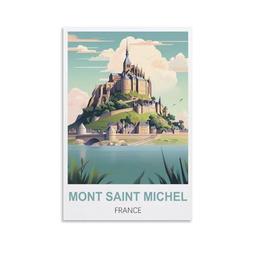 EZMLFA Malen nach Zahlen zum Selbermachen, Mont Saint Michel, Frankreich, DIY-Acryl-Malen nach Zahlen-Sets mit Pinseln, Acrylpigment, für Zuhause, 50 x 60 cm EZMLFA Malen nach Zahlen zum Selbermachen, Mont Saint Michel, Frankreich, DIY-Acryl-Malen nach Zahlen-Sets mit Pinseln, Acrylpigment, für Zuhause, 50 x 60 cm von EZMLFA