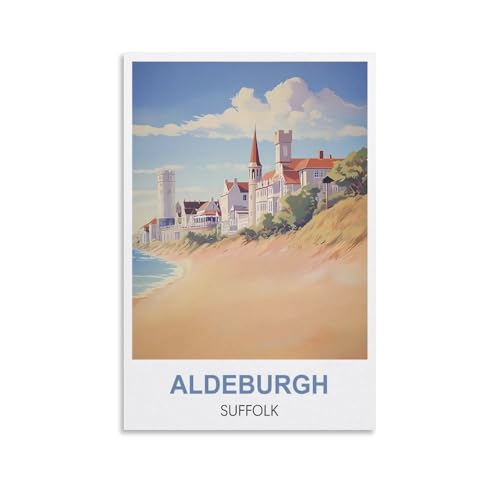 EZMLFA Malen nach Zahlen zum Selbermachen für Erwachsene, Leinwand, Aldeburgh Suffolk, exquisites Ölgemälde-nach-Zahlen-Set für Anfänger, 40 x 50 cm EZMLFA Malen nach Zahlen zum Selbermachen für Erwachsene, Leinwand, Aldeburgh Suffolk, exquisites Ölgemälde-nach-Zahlen-Set für Anfänger, 40 x 50 cm von EZMLFA