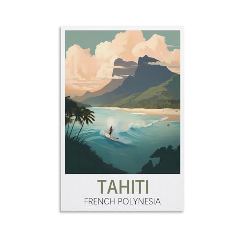 EZMLFA Malen nach Zahlen zum Selbermachen für Erwachsene, Leinwand, Tahiti, Französisch-Polynesien, exquisites Ölgemälde-nach-Zahlen-Set für Anfänger, 20 x 30 cm EZMLFA Malen nach Zahlen zum Selbermachen für Erwachsene, Leinwand, Tahiti, Französisch-Polynesien, exquisites Ölgemälde-nach-Zahlen-Set für Anfänger, 20 x 30 cm von EZMLFA