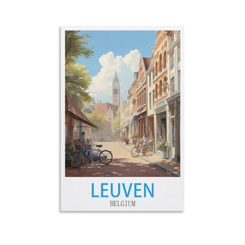 EZMLFA Malen nach Zahlen zum Selbermachen für Erwachsene und Anfänger, Leuven, Belgien, DIY-Ölgemälde, Malen nach Zahlen-Set, Leinen-Leinwand, Wandkunst, Hausdekoration, 30 x 40 cm EZMLFA Malen nach Zahlen zum Selbermachen für Erwachsene und Anfänger, Leuven, Belgien, DIY-Ölgemälde, Malen nach Zahlen-Set, Leinen-Leinwand, Wandkunst, Hausdekoration, 30 x 40 cm von EZMLFA