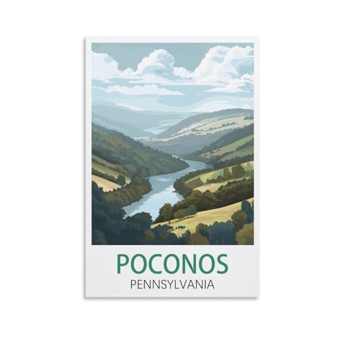 EZMLFA Malen nach Zahlen zum Selbermachen für Erwachsene und Anfänger, Poconos Pennsylvania, DIY-Ölgemälde, Malen nach Zahlen-Set, Leinen-Leinwand, Wandkunst, Hausdekor, 50 x 60 cm EZMLFA Malen nach Zahlen zum Selbermachen für Erwachsene und Anfänger, Poconos Pennsylvania, DIY-Ölgemälde, Malen nach Zahlen-Set, Leinen-Leinwand, Wandkunst, Hausdekor, 50 x 60 cm von EZMLFA