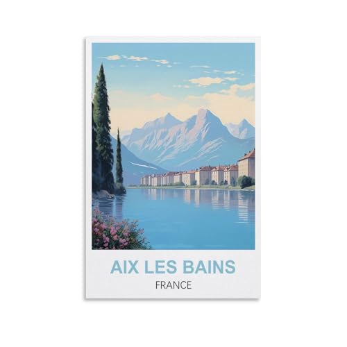 EZMLFA Ölgemälde-Set zum Selbermachen für Erwachsene und Kinder, Aix Les Bains, Frankreich, Zahlen-Malset für Anfänger und Fortgeschrittene, Sets enthalten Acrylfarben und Pinsel, 50 x 60 cm EZMLFA Ölgemälde-Set zum Selbermachen für Erwachsene und Kinder, Aix Les Bains, Frankreich, Zahlen-Malset für Anfänger und Fortgeschrittene, Sets enthalten Acrylfarben und Pinsel, 50 x 60 cm von EZMLFA