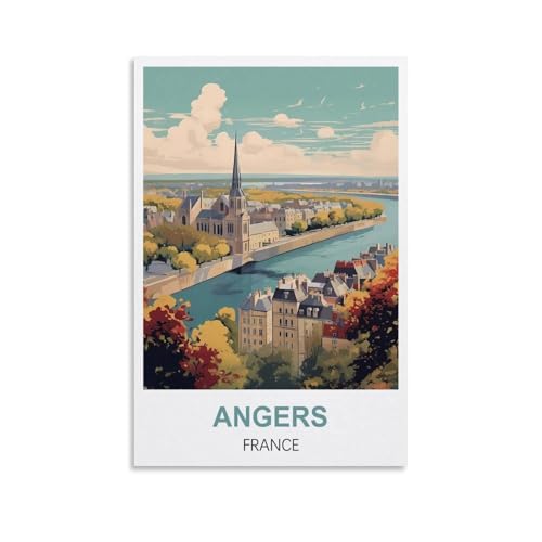 EZMLFA Ölgemälde-Set zum Selbermachen für Erwachsene und Kinder, Angers, Frankreich, Zahlen-Malset für Anfänger bis Fortgeschrittene, Sets enthalten Acrylfarben und Pinsel, 50 x 60 cm EZMLFA Ölgemälde-Set zum Selbermachen für Erwachsene und Kinder, Angers, Frankreich, Zahlen-Malset für Anfänger bis Fortgeschrittene, Sets enthalten Acrylfarben und Pinsel, 50 x 60 cm von EZMLFA