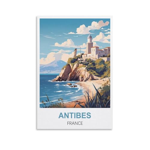 EZMLFA Ölgemälde-Set zum Selbermachen für Erwachsene und Kinder, Antibes, Frankreich, Zahlen-Malset für Anfänger bis Fortgeschrittene, Sets enthalten Acrylfarben und Pinsel, 50 x 60 cm EZMLFA Ölgemälde-Set zum Selbermachen für Erwachsene und Kinder, Antibes, Frankreich, Zahlen-Malset für Anfänger bis Fortgeschrittene, Sets enthalten Acrylfarben und Pinsel, 50 x 60 cm von EZMLFA