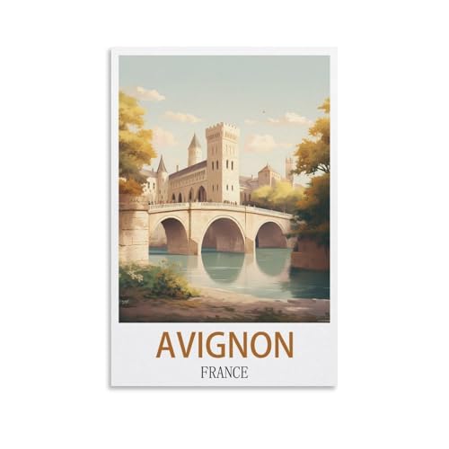 EZMLFA Ölgemälde-Set zum Selbermachen für Erwachsene und Kinder, Avignon, Frankreich, Malen nach Zahlen-Set auf Leinwand für Erwachsene, neues Malergeschenk, DIY-Geschenke, 50 x 60 cm EZMLFA Ölgemälde-Set zum Selbermachen für Erwachsene und Kinder, Avignon, Frankreich, Malen nach Zahlen-Set auf Leinwand für Erwachsene, neues Malergeschenk, DIY-Geschenke, 50 x 60 cm von EZMLFA