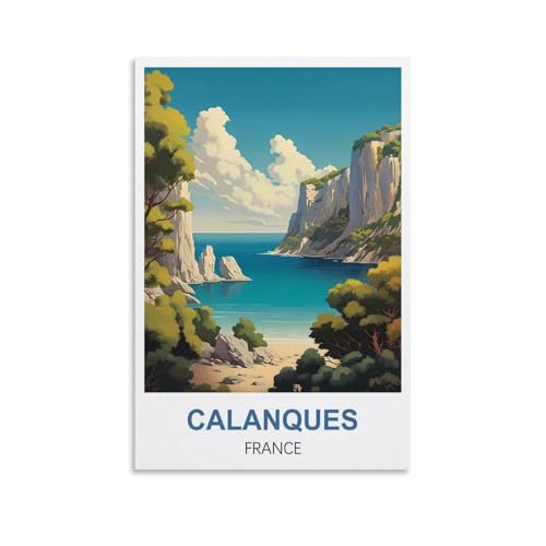 EZMLFA Ölgemälde-Set zum Selbermachen für Erwachsene und Kinder, Calanques, Frankreich, Zahlen-Malset für Anfänger bis Fortgeschrittene, Sets enthalten Acrylfarben und Pinsel, 40 x 50 cm EZMLFA Ölgemälde-Set zum Selbermachen für Erwachsene und Kinder, Calanques, Frankreich, Zahlen-Malset für Anfänger bis Fortgeschrittene, Sets enthalten Acrylfarben und Pinsel, 40 x 50 cm von EZMLFA