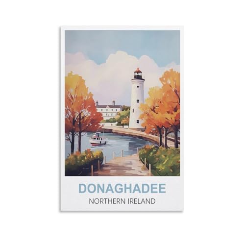 EZMLFA Ölgemälde-Set zum Selbermachen für Erwachsene und Kinder, Leuchtturm von Nordirland, Zahlen-Malset für Anfänger bis Fortgeschrittene, Sets enthalten Acrylfarben und Pinsel, 30 x 40 cm EZMLFA Ölgemälde-Set zum Selbermachen für Erwachsene und Kinder, Leuchtturm von Nordirland, Zahlen-Malset für Anfänger bis Fortgeschrittene, Sets enthalten Acrylfarben und Pinsel, 30 x 40 cm von EZMLFA