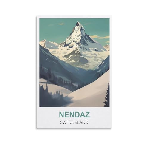 EZMLFA Ölgemälde-Set zum Selbermachen für Erwachsene und Kinder, Nendaz, Schweiz, Malen nach Zahlen-Set auf Leinwand für Erwachsene, Geschenk für neue Maler, DIY-Geschenke, 50 x 60 cm EZMLFA Ölgemälde-Set zum Selbermachen für Erwachsene und Kinder, Nendaz, Schweiz, Malen nach Zahlen-Set auf Leinwand für Erwachsene, Geschenk für neue Maler, DIY-Geschenke, 50 x 60 cm von EZMLFA