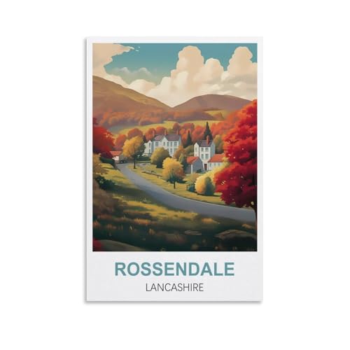 EZMLFA Ölgemälde-Set zum Selbermachen für Erwachsene und Kinder, Rossendale, Lancashire, Zahlen-Malset für Anfänger und Fortgeschrittene, Sets enthalten Acrylfarben und Pinsel, 50 x 60 cm EZMLFA Ölgemälde-Set zum Selbermachen für Erwachsene und Kinder, Rossendale, Lancashire, Zahlen-Malset für Anfänger und Fortgeschrittene, Sets enthalten Acrylfarben und Pinsel, 50 x 60 cm von EZMLFA