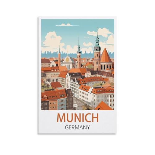 EZMLFA Ölgemälde zum Selbermachen, Malen nach Zahlen-Set, München, Deutschland, Acryl-Aquarell, Malen nach Zahlen für Kinder, Geschenk, Dekoration, 40 x 50 cm EZMLFA Ölgemälde zum Selbermachen, Malen nach Zahlen-Set, München, Deutschland, Acryl-Aquarell, Malen nach Zahlen für Kinder, Geschenk, Dekoration, 40 x 50 cm von EZMLFA