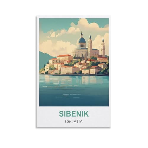 EZMLFA Ölgemälde zum Selbermachen, Malen nach Zahlen-Set, Sibenik, Kroatien, Acryl-Aquarell, Malen nach Zahlen für Kinder, Geschenk, Dekoration, 40 x 50 cm EZMLFA Ölgemälde zum Selbermachen, Malen nach Zahlen-Set, Sibenik, Kroatien, Acryl-Aquarell, Malen nach Zahlen für Kinder, Geschenk, Dekoration, 40 x 50 cm von EZMLFA