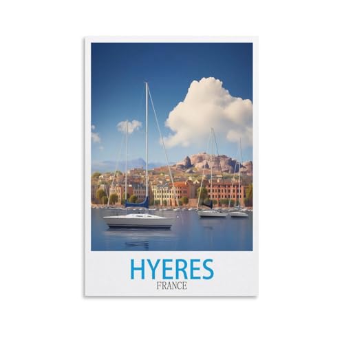 EZMLFA Rahmenloses Malen-nach-Zahlen-Set zum Selbermachen, Hyeres Frances, mit Pinsel und Acrylfarben-Sets, Thema, digitales Wandkunstwerk für Zuhause, 30 x 40 cm EZMLFA Rahmenloses Malen-nach-Zahlen-Set zum Selbermachen, Hyeres Frances, mit Pinsel und Acrylfarben-Sets, Thema, digitales Wandkunstwerk für Zuhause, 30 x 40 cm von EZMLFA