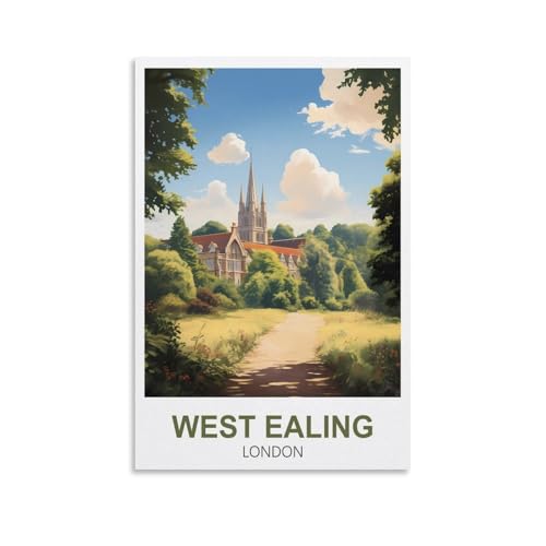 Malen nach Zahlen, West Ealing London, DIY-Malen nach Zahlen-Kits, Ölfarbe, Zeichnung, Leinwand, Heimdekoration, Geschenk, 50 x 60 cm Malen nach Zahlen, West Ealing London, DIY-Malen nach Zahlen-Kits, Ölfarbe, Zeichnung, Leinwand, Heimdekoration, Geschenk, 50 x 60 cm von EZMLFA