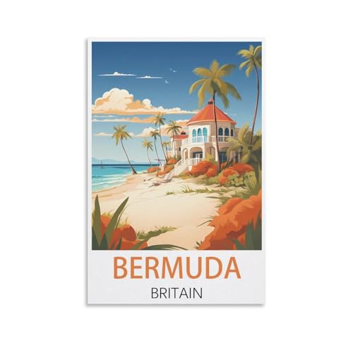 Malen nach Zahlen-Set zum Selbermachen, Bermuda, Großbritannien, für Erwachsene, Anfänger, Leinwand, Acryl, Kunsthandwerk für Zuhause, Wanddekoration, Zeichnen, 40 x 50 cm Malen nach Zahlen-Set zum Selbermachen, Bermuda, Großbritannien, für Erwachsene, Anfänger, Leinwand, Acryl, Kunsthandwerk für Zuhause, Wanddekoration, Zeichnen, 40 x 50 cm von EZMLFA