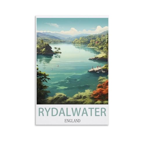 Malen nach Zahlen für Erwachsene und Kinder, Rydalwater, England, DIY-Acrylmalerei nach Zahlen für Kinder & Erwachsene & Anfänger, 50 x 60 cm Malen nach Zahlen für Erwachsene und Kinder, Rydalwater, England, DIY-Acrylmalerei nach Zahlen für Kinder & Erwachsene & Anfänger, 50 x 60 cm von EZMLFA