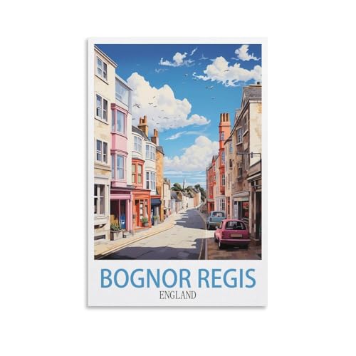 Rahmenloses Malen-nach-Zahlen-Set zum Selbermachen, Bognor Regis, England, mit Pinsel und Acrylfarben-Set, Thema, digitales Wandkunstwerk für Zuhause, 20 x 30 cm Rahmenloses Malen-nach-Zahlen-Set zum Selbermachen, Bognor Regis, England, mit Pinsel und Acrylfarben-Set, Thema, digitales Wandkunstwerk für Zuhause, 20 x 30 cm von EZMLFA
