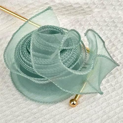 10 m/2,2 m Fischschwanz-Garn Organzaband für DIY Schleife Haar Ornament Blumenstrauß Geschenkverpackung Wellenseide Organzabänder Spitzenstoff 10 m/2,2 m Fischschwanz-Garn Organzaband für DIY Schleife Haar Ornament Blumenstrauß Geschenkverpackung Wellenseide Organzabänder Spitzenstoff von EZVFIRPDFZ