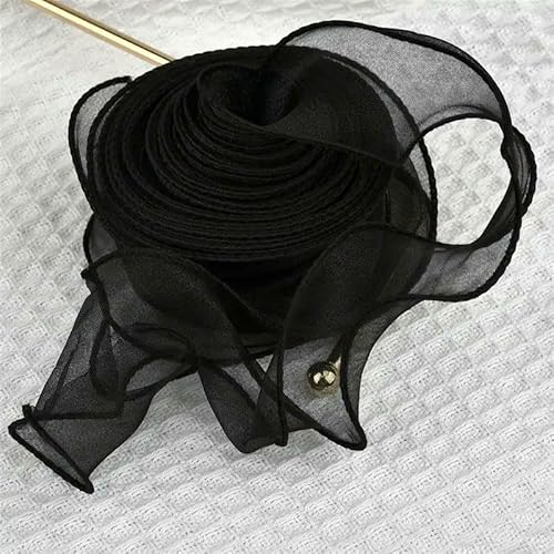 10 m/2,2 m Fischschwanz-Garn Organzaband für DIY Schleife Haar Ornament Blumenstrauß Geschenkverpackung Wellenseide Organzabänder Spitzenstoff 10 m/2,2 m Fischschwanz-Garn Organzaband für DIY Schleife Haar Ornament Blumenstrauß Geschenkverpackung Wellenseide Organzabänder Spitzenstoff von EZVFIRPDFZ