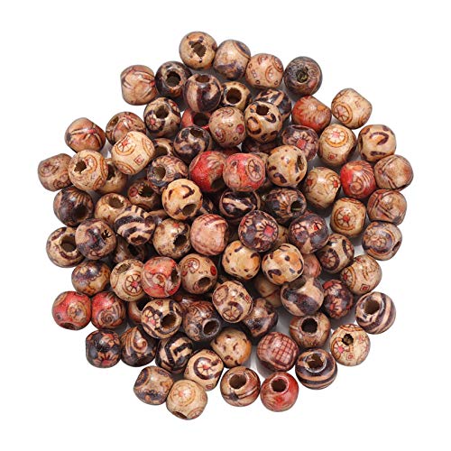 100 Stück 10 mm natürlich lackierte Holzperlen rund lose Holzperlen für Schmuckherstellung, Basteln, Haare, DIY, Makramee, Rosenkranz, Armband, Halskette 100 Stück 10 mm natürlich lackierte Holzperlen rund lose Holzperlen für Schmuckherstellung, Basteln, Haare, DIY, Makramee, Rosenkranz, Armband, Halskette von EZVFIRPDFZ