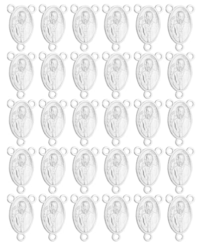 3-Loch-Kelch/Familie/Jerusalem/Sacred Heart/Papst Franziskus/St. Benedikt-Medaille, Rosenkranz, Chaplet-Verbinder, Mittelstücke, Schmuckherstellung, Teile (Holz-Medaille, St. Benedikt-Medaille, 5 3-Loch-Kelch/Familie/Jerusalem/Sacred Heart/Papst Franziskus/St. Benedikt-Medaille, Rosenkranz, Chaplet-Verbinder, Mittelstücke, Schmuckherstellung, Teile (Holz-Medaille, St. Benedikt-Medaille, 5 von EZVFIRPDFZ