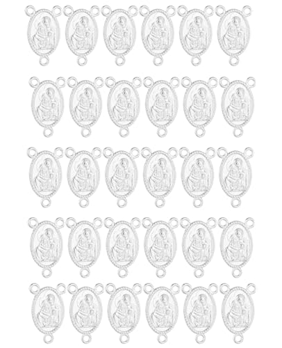 3-Loch-Kelch/Familie/Jerusalem/Sacred Heart/Papst Franziskus/St. Benedikt-Medaille, Rosenkranz, Chaplet-Verbinder, Mittelstücke, Schmuckherstellung, Teile (Holz-Medaille, St. Benedikt-Medaille, 5 3-Loch-Kelch/Familie/Jerusalem/Sacred Heart/Papst Franziskus/St. Benedikt-Medaille, Rosenkranz, Chaplet-Verbinder, Mittelstücke, Schmuckherstellung, Teile (Holz-Medaille, St. Benedikt-Medaille, 5 von EZVFIRPDFZ