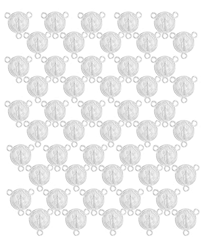 3-Loch-Kelch/Familie/Jerusalem/Sacred Heart/Papst Franziskus/St. Benedikt-Medaille, Rosenkranz, Chaplet-Verbinder, Mittelstücke, Schmuckherstellung, Teile (Holz-Medaille, St. Benedikt-Medaille, 5 3-Loch-Kelch/Familie/Jerusalem/Sacred Heart/Papst Franziskus/St. Benedikt-Medaille, Rosenkranz, Chaplet-Verbinder, Mittelstücke, Schmuckherstellung, Teile (Holz-Medaille, St. Benedikt-Medaille, 5 von EZVFIRPDFZ