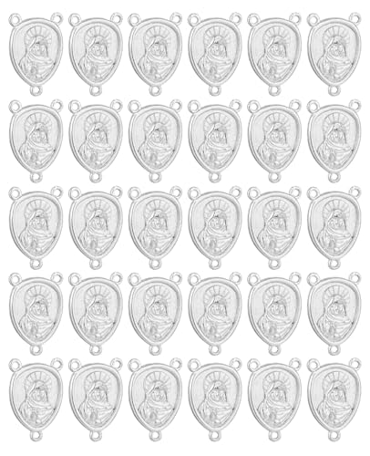 3-Loch-Kelch/Familie/Jerusalem/Sacred Heart/Papst Franziskus/St. Benedikt-Medaille, Rosenkranz, Chaplet-Verbinder, Mittelstücke, Schmuckherstellung, Teile (Holz-Medaille, St. Benedikt-Medaille, 5 3-Loch-Kelch/Familie/Jerusalem/Sacred Heart/Papst Franziskus/St. Benedikt-Medaille, Rosenkranz, Chaplet-Verbinder, Mittelstücke, Schmuckherstellung, Teile (Holz-Medaille, St. Benedikt-Medaille, 5 von EZVFIRPDFZ